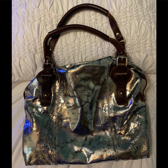 PAURIC SWEENEY METALLIC LEATHER BAG - Picture 8 of 16